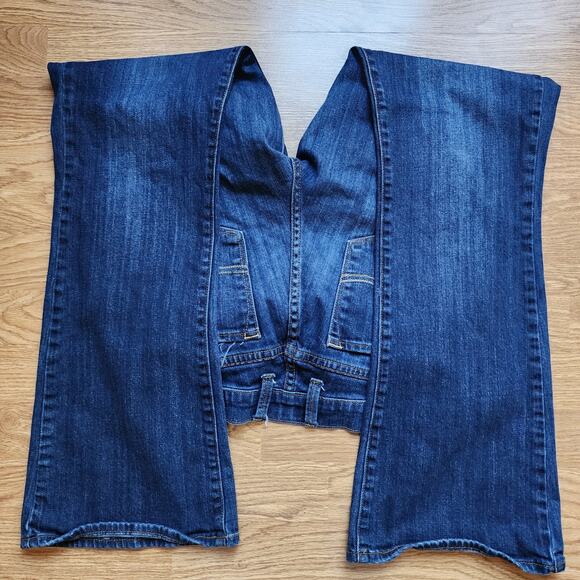 Lucky Brand Jeans Womens Size 12/31 Dark Blue Denim Ankle Sofia Boot Pockets - Picture 4 of 14